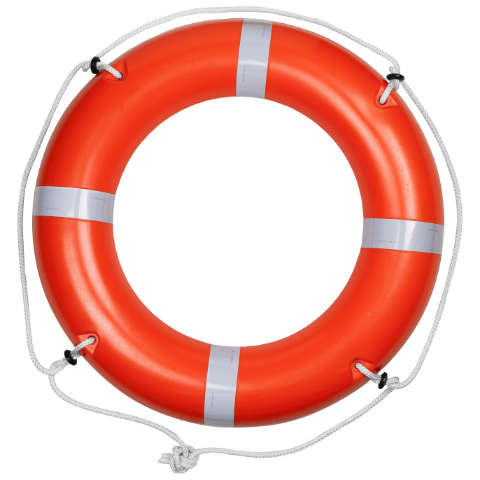 Круг спасательный КС-02, 4.3 кг тяжелый Сертификат: РМРС, РКО, ГИМС